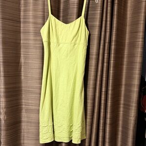 LOFT Yellow Midi Dress